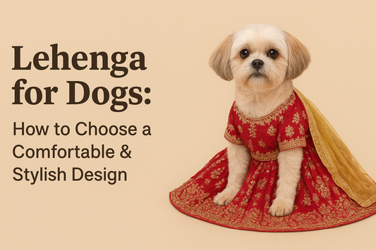 Lehenga for Dogs: How to Choose a Comfortable & Stylish Design