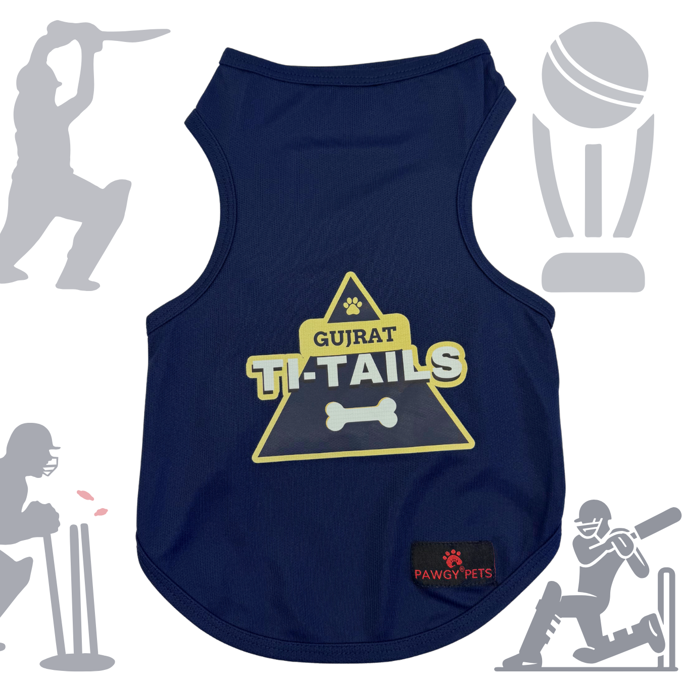 Gujarat Ti-Tails T-shirt | For Dogs & Cats | Pawgy Pets