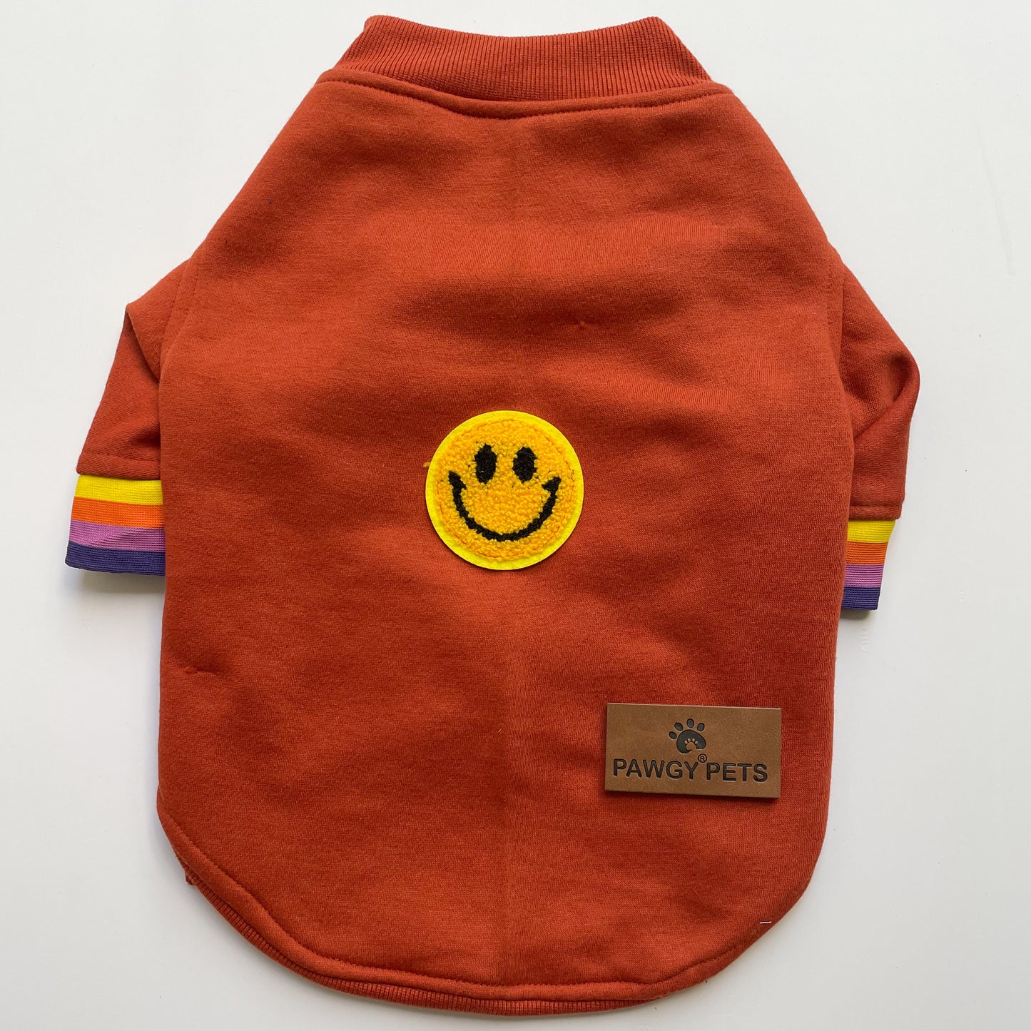 Pawgy Pets Smiley Rust Sweatshirt for Dogs & Cats