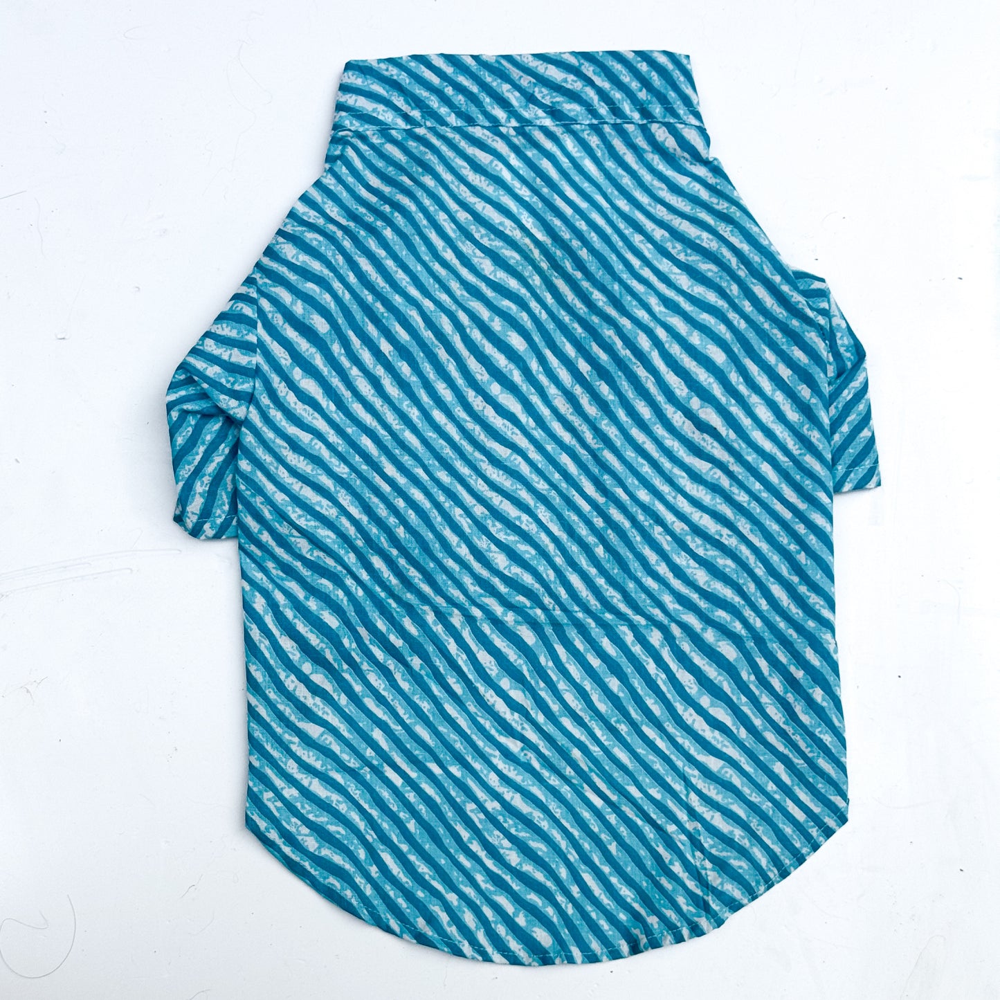 Blue Lehriya Kurta | For Cats | Pawgy Pets