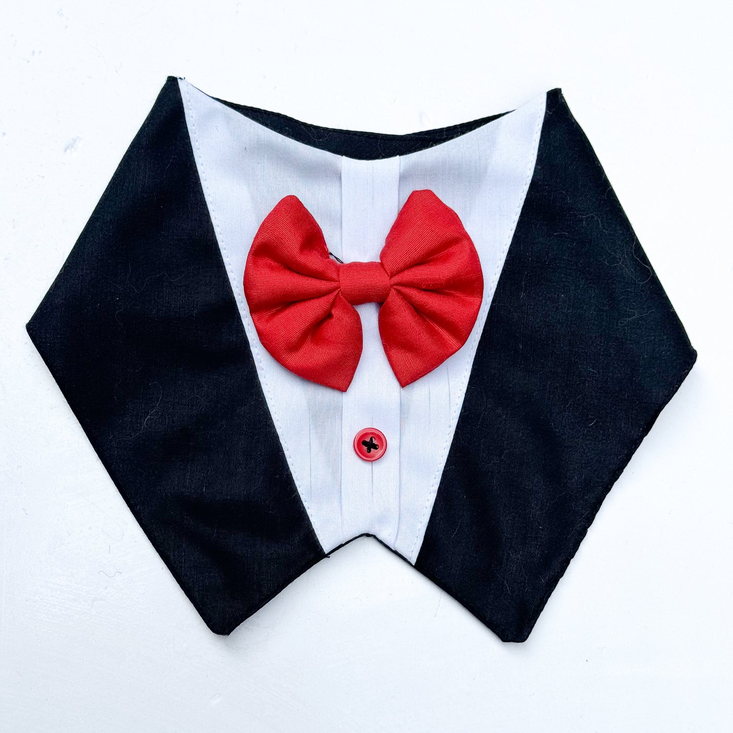 Black Formal Tux Bandana | For Dogs & Cats | Pawgy Pets