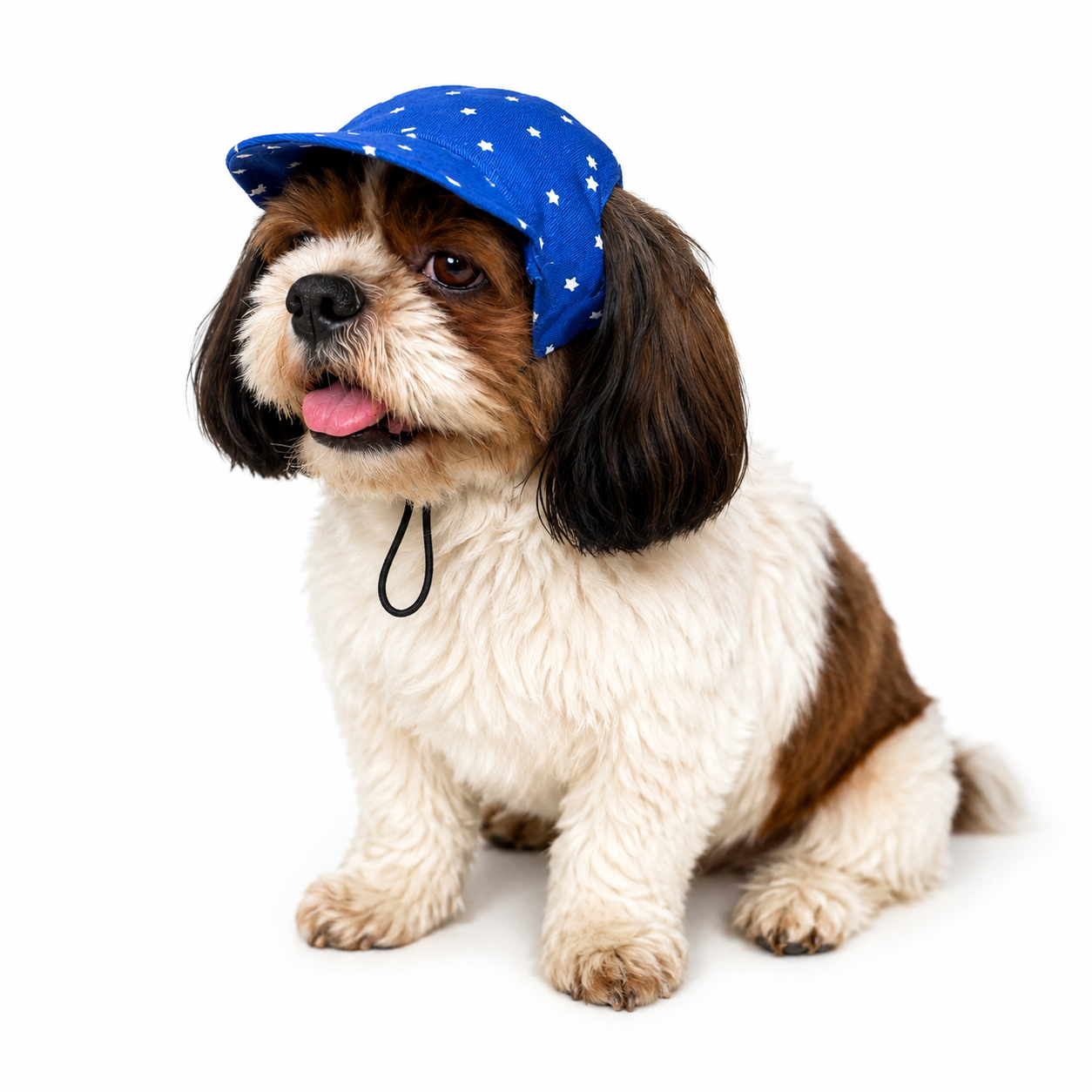 Royal Blue Star Cap and Bandana Set | For Dogs | Pawgy Pets