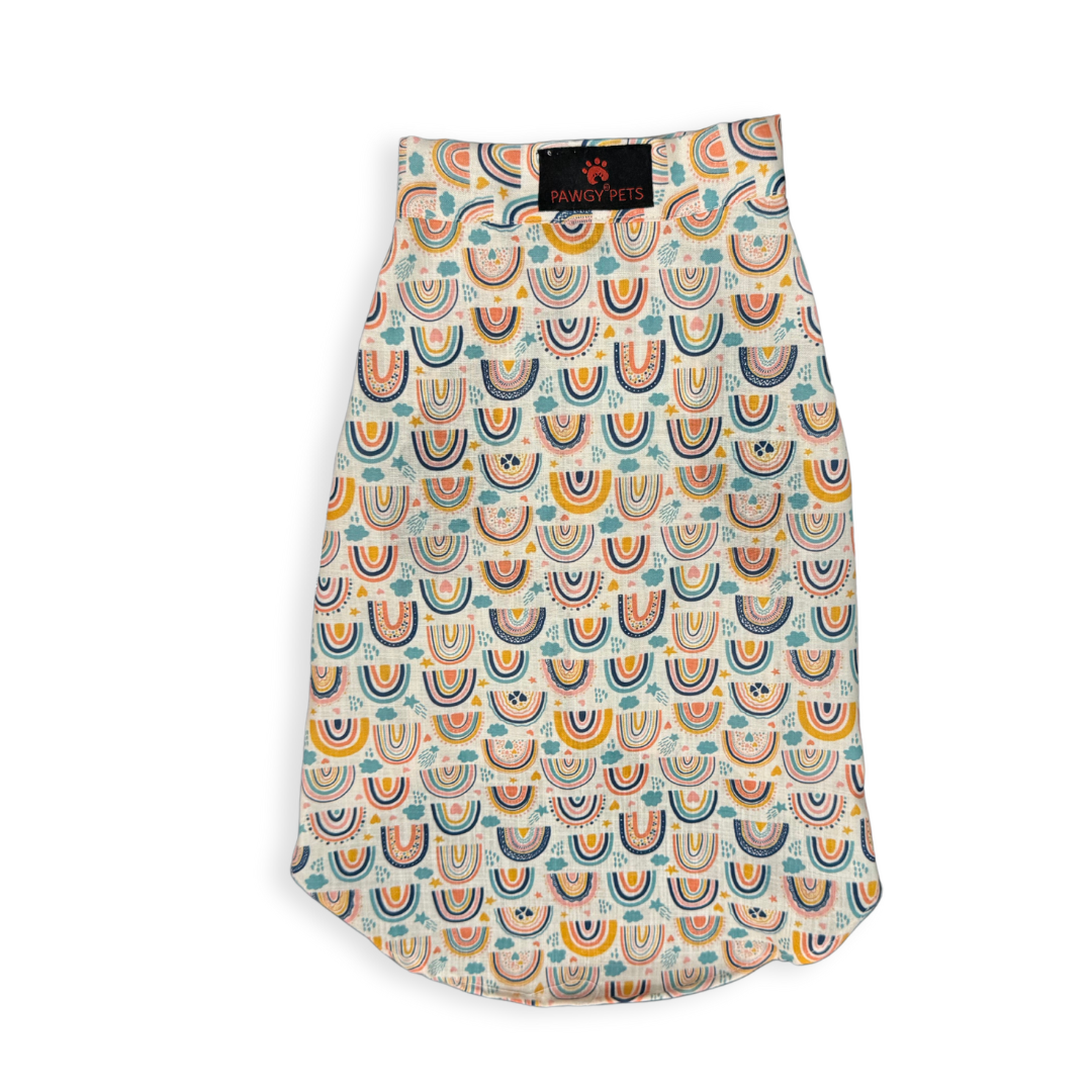 Rainbow Sando | Off White | For Dogs | Pawgy Pets