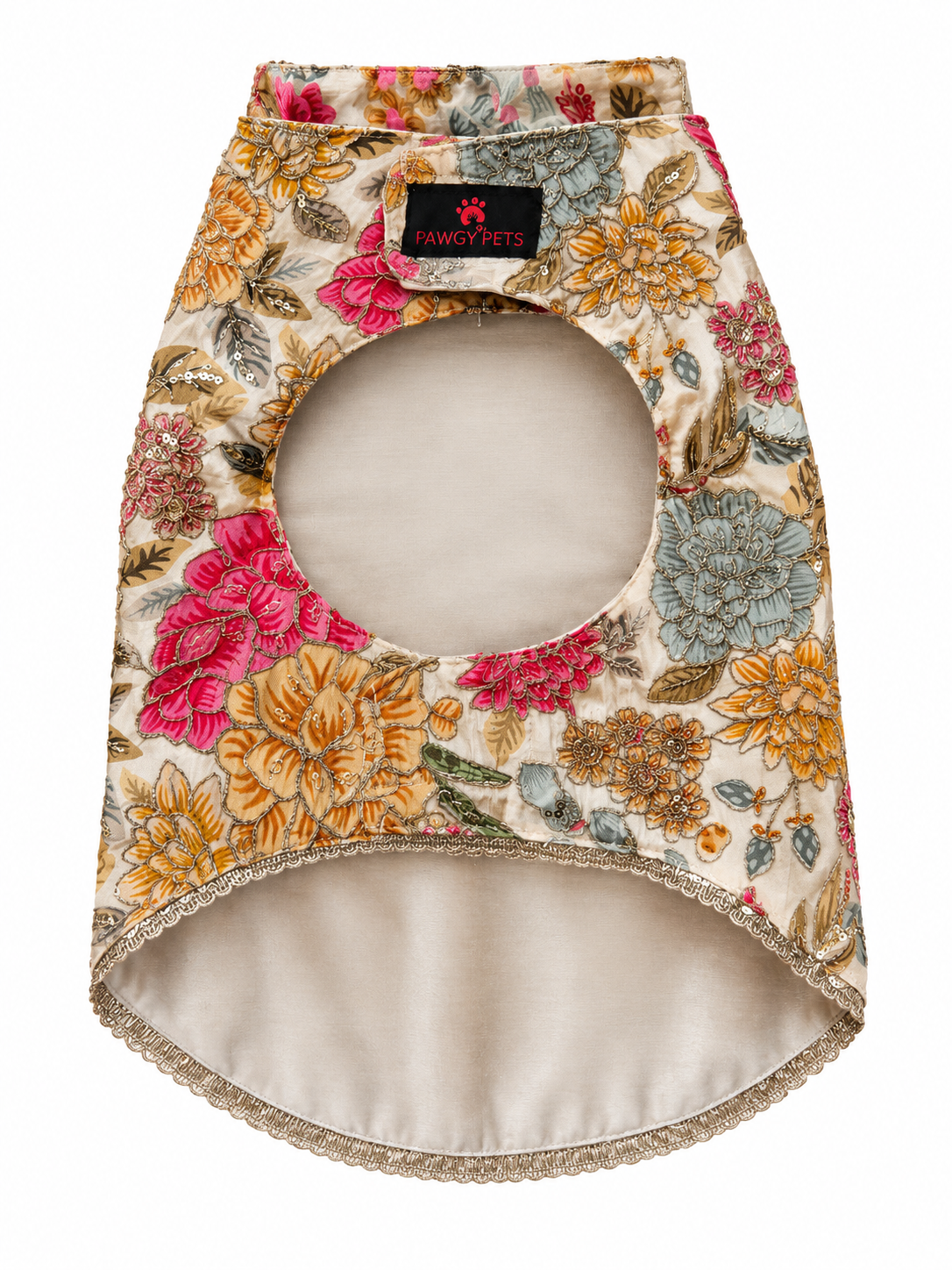 White Floral Sherwani | Luxe Collection | Pawgy Pets