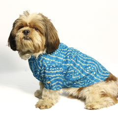 Pawgy Pets Blue Bandani kurta for Dogs