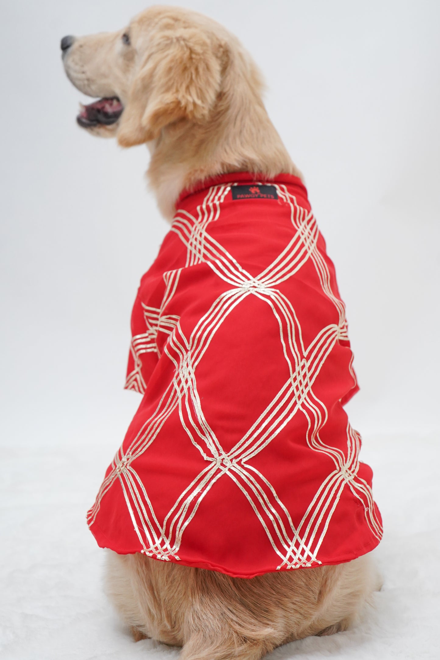 Red Gota Festive Shirt | For Dogs | Pawgy Pets