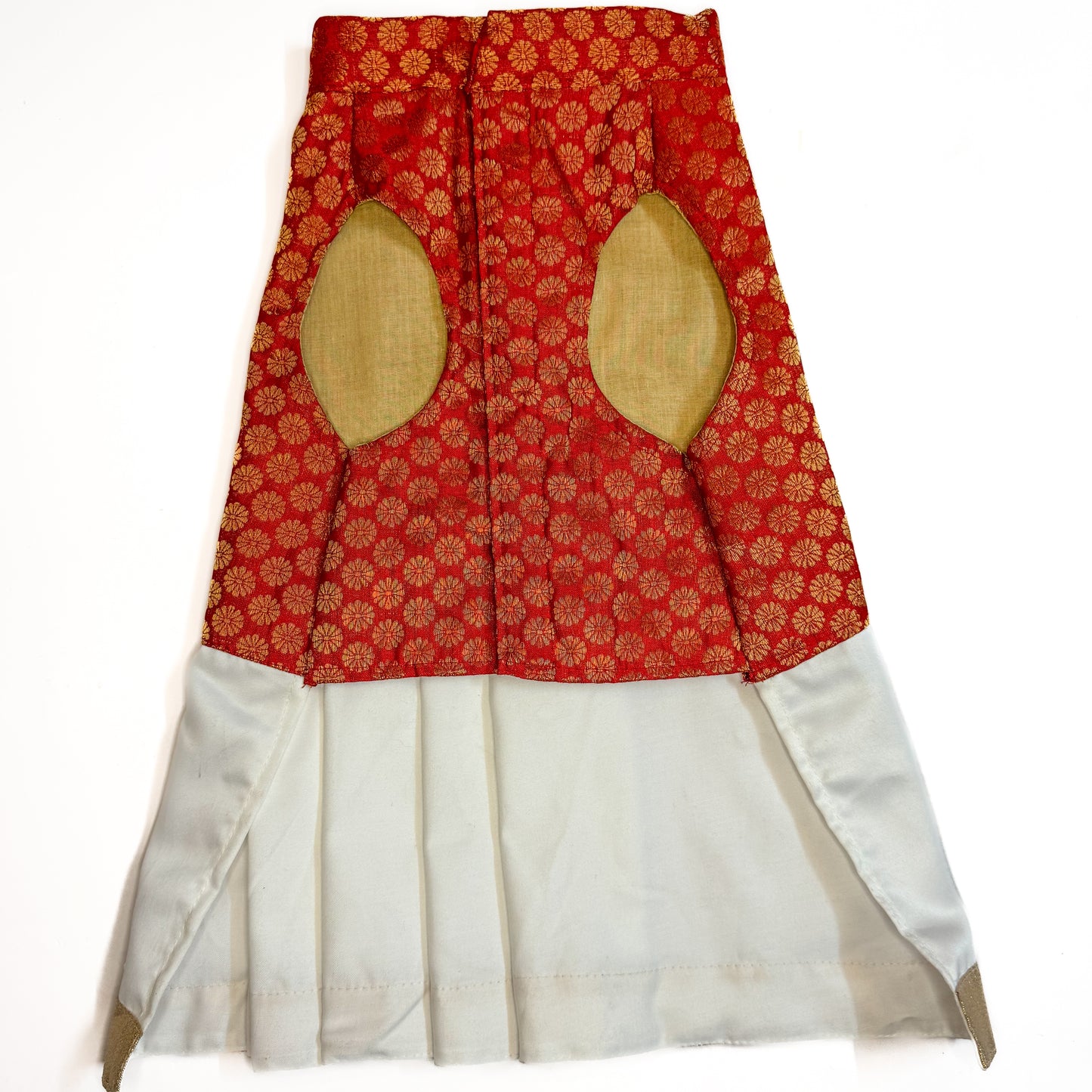 Red Kasavu Kurta-Mundu | South Indian | For Dogs | Pawgy Pets