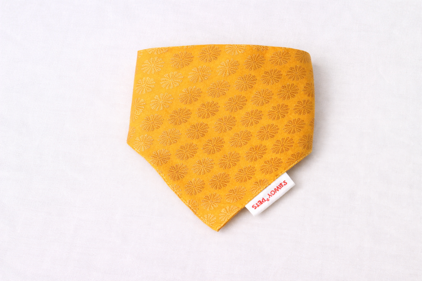 Yellow Occasion Wear Bandana | For Dogs & Cats | Pawgy Pets