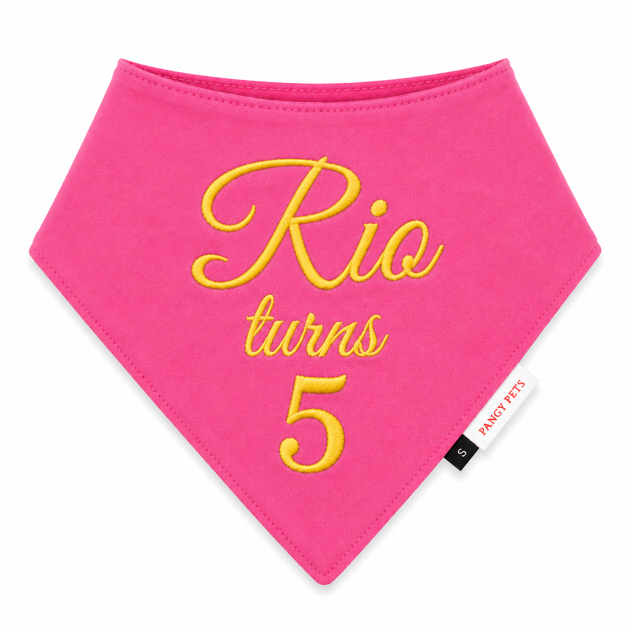 Pawgy Pets Customised Bandana for Birthday for Dogs & Cats