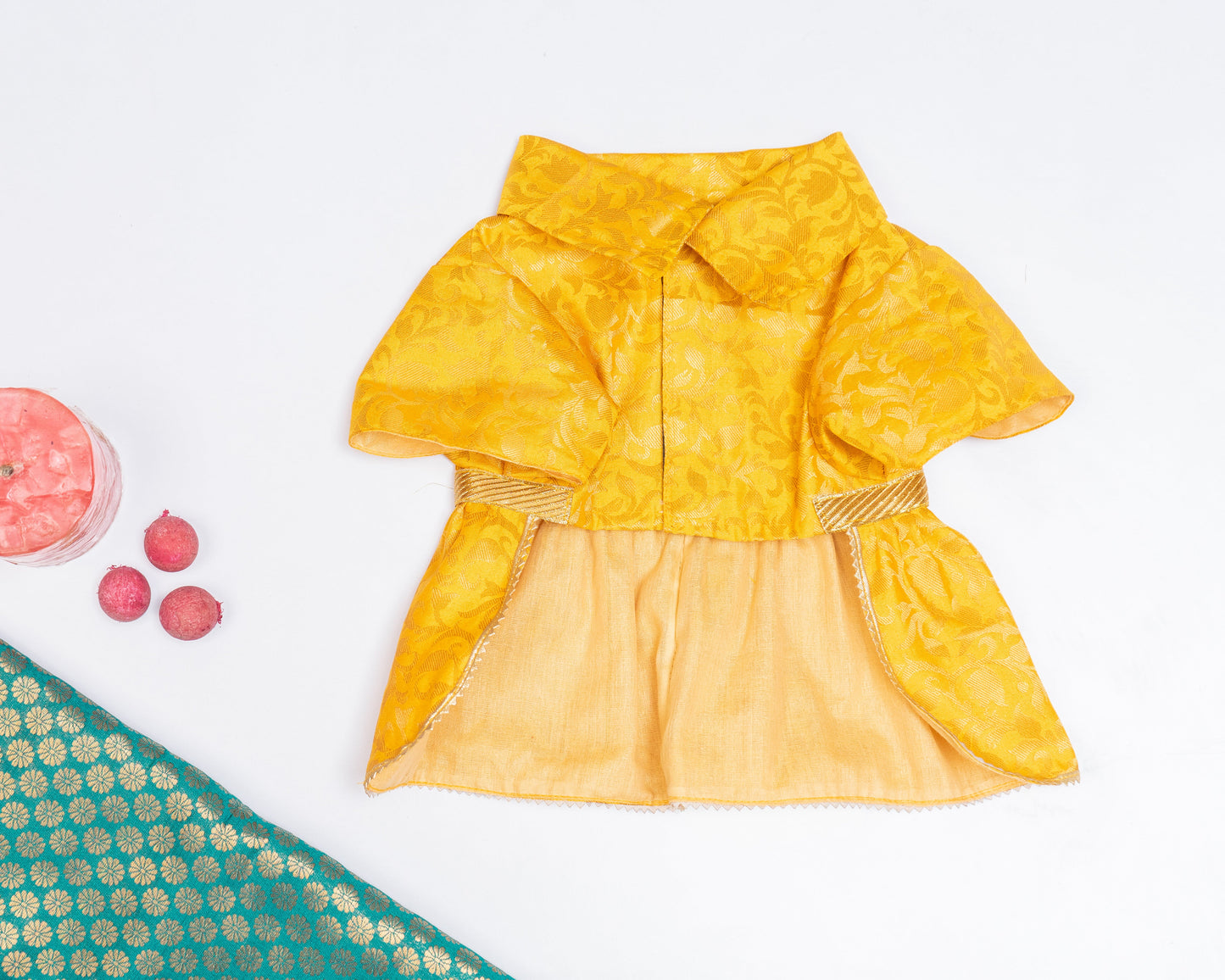 Yellow Occasion Wear Dress | For Cats | Pawgy Pets