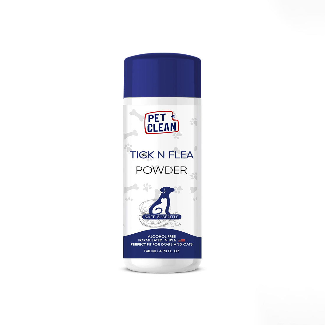 Pet Clean Anti Tick Powder for Dogs, Tick and Flea Powder for Dogs