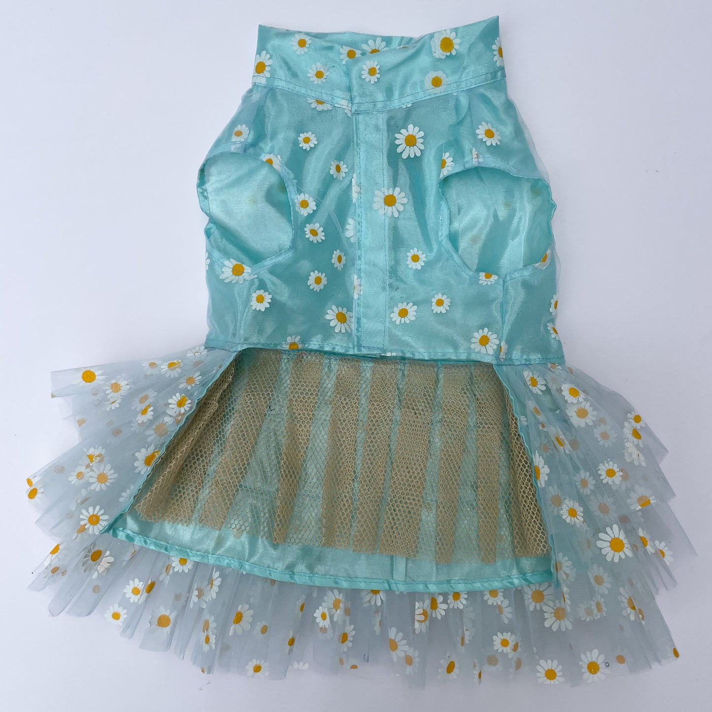 Powder Blue Frilly Dress | For Dogs | Pawgy Pets