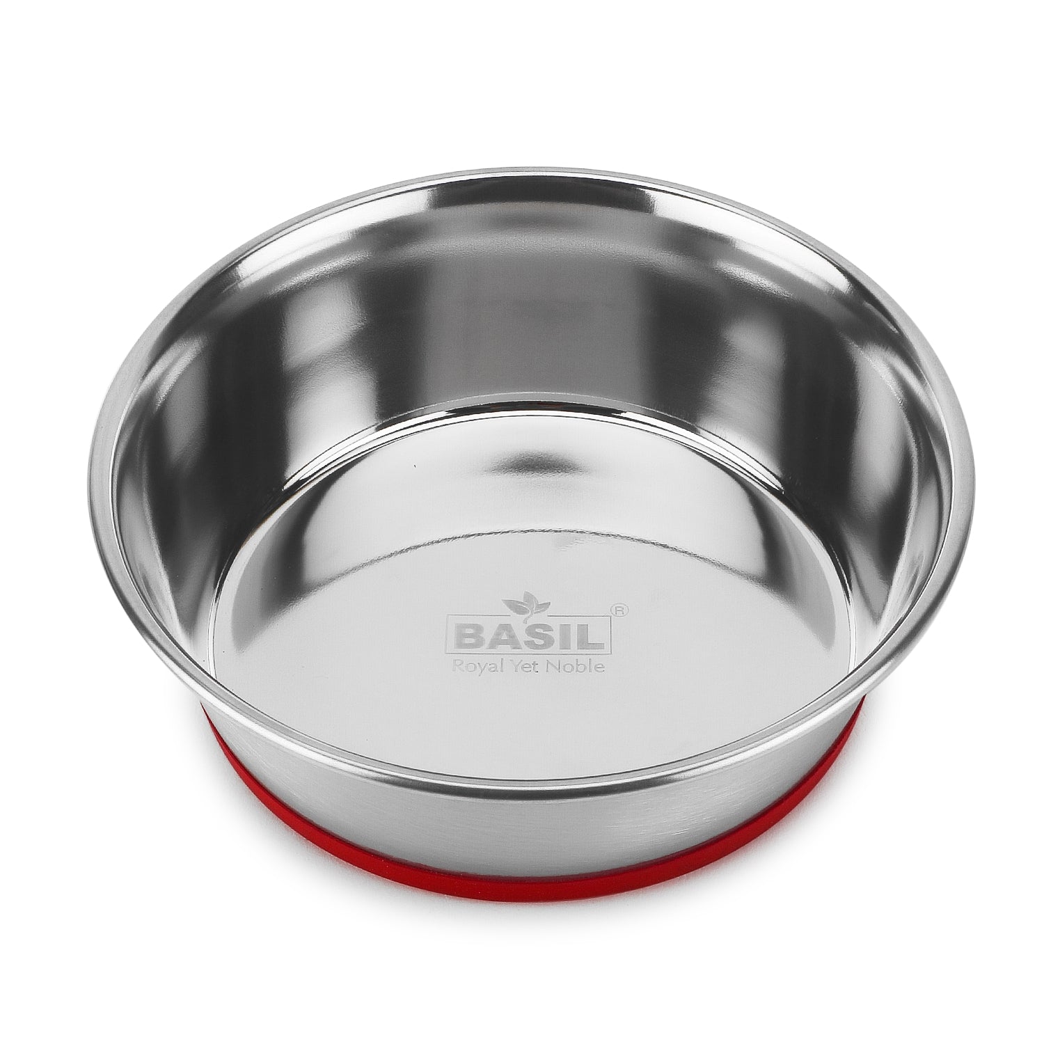 Basil Heavy Dish Anti Skid Steel Bowls Pawgy Pets