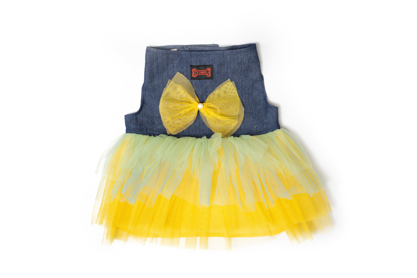 Denim Frill Dress | For Dogs | Pawgy Pets