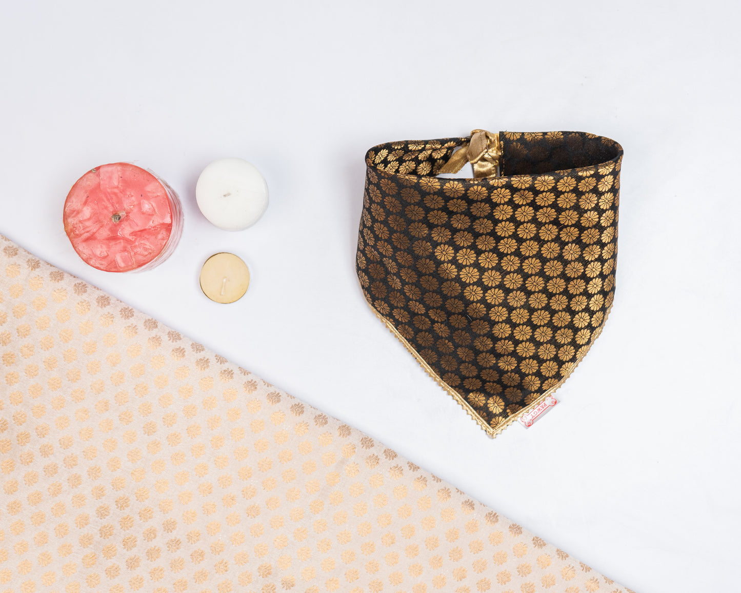 Black Occasion Wear Bandana | For Dogs & Cats | Pawgy Pets