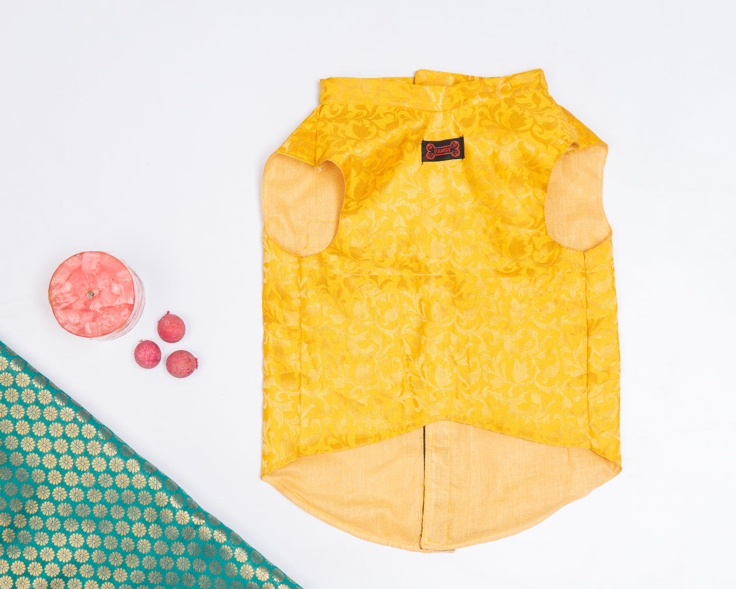 Yellow Sherwani | For Dogs | Pawgy Pets