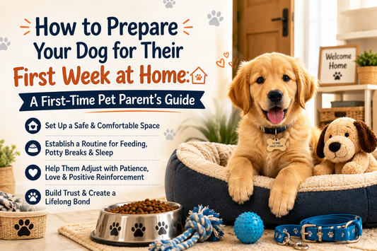 How to Prepare Your Dog for Their First Week at Home: A First-Time Pet Parent's Guide