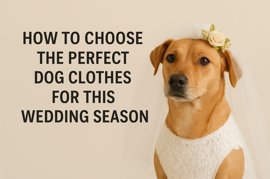 How to Choose the Perfect Dog Clothes for this Wedding Season