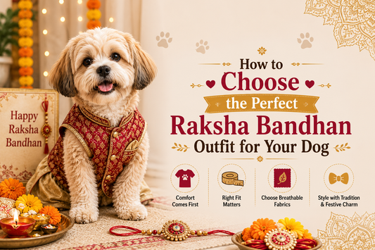 How to Choose the Perfect Raksha Bandhan Outfit for Your Dog