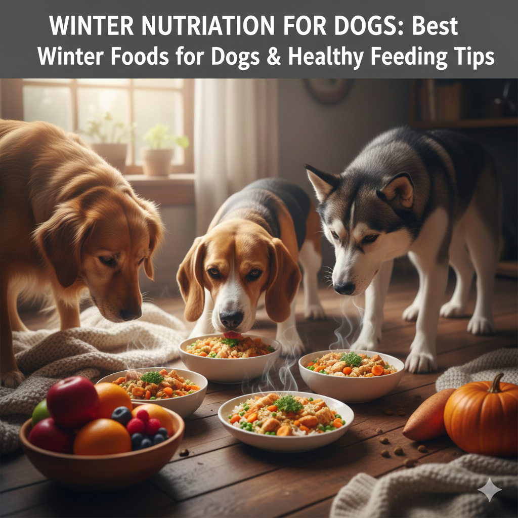 Winter Nutrition for Dogs: Best Winter Foods for Dogs & Healthy Feeding Tips