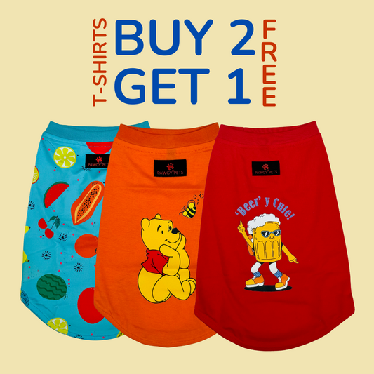 BUY 2 T-SHIRTS GET 1 FREE