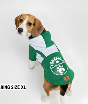 Pawgy Pets Furbarks Hoodie Pet Sweatshirt - Green
