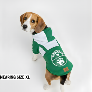 Green Furbarks Hoodie Sweatshirt | For Dogs & Cats | Pawgy Pets