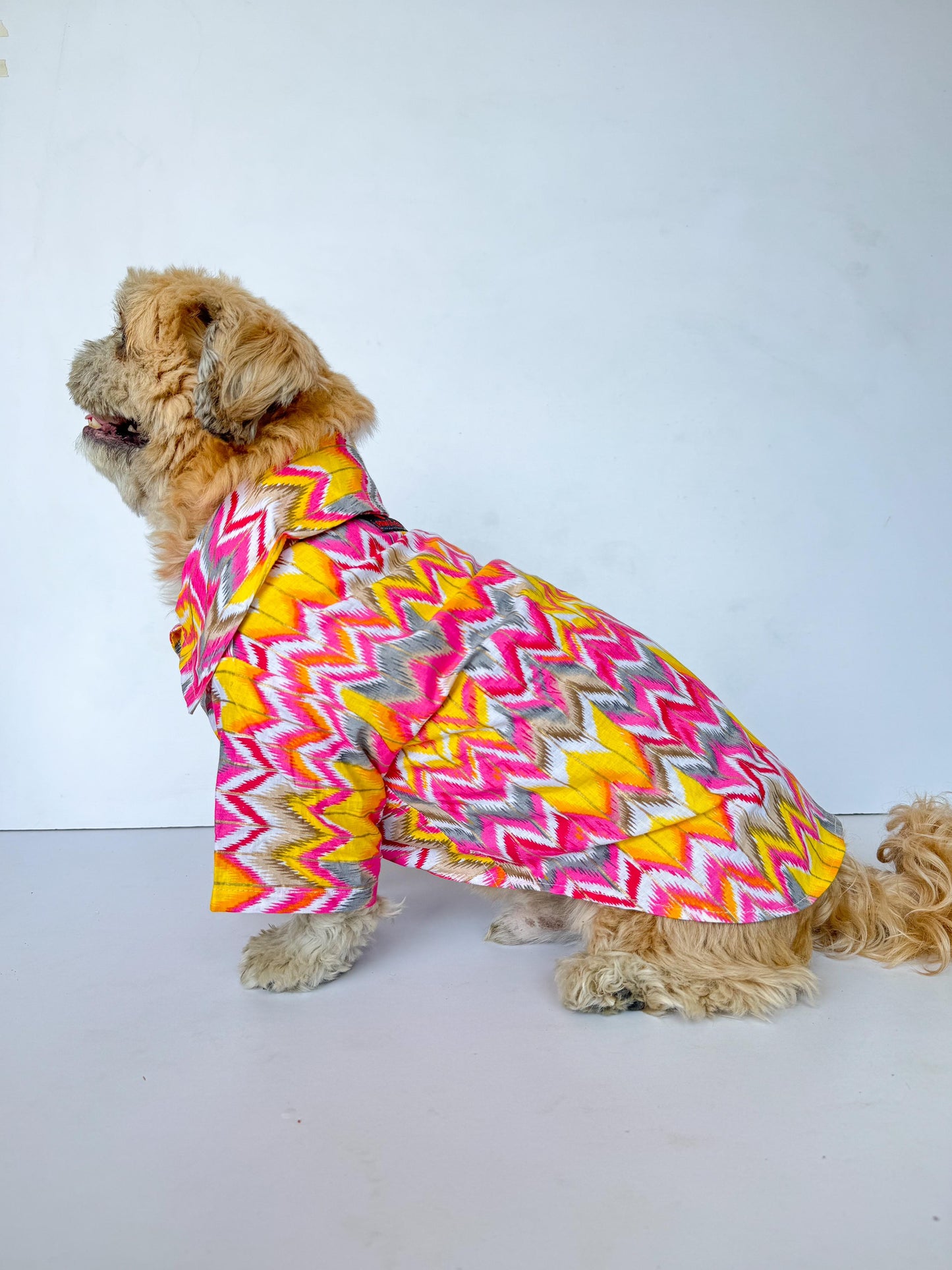 Pink Zig-Zag Kurta | For Dogs | Pawgy Pets
