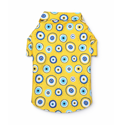 Evil Eye Shirt | Yellow | For Dogs | Pawgy Pets