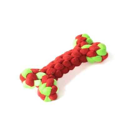 Pawgy Pets Red Bone Rope Toy for Dogs