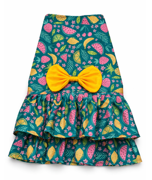 Fruity Dress | Green | For Dogs | Pawgy Pets
