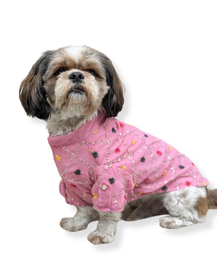 Pawgy Pets Festive Shirt Pink (New) for Dogs