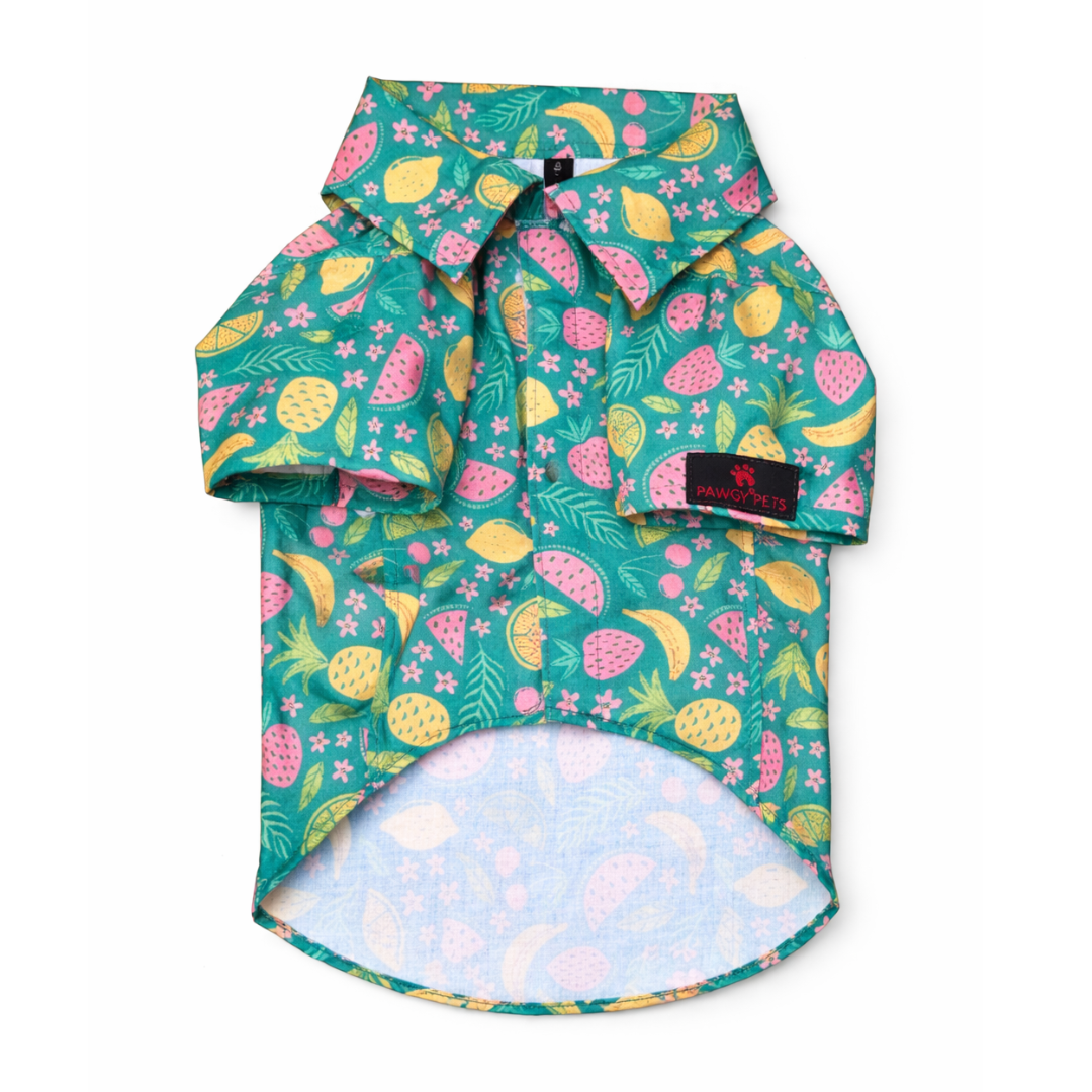 Pawgy Pets Fruity Casual shirt for Dogs (Green)