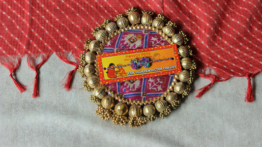 Dog Rakhi Bone Crochet