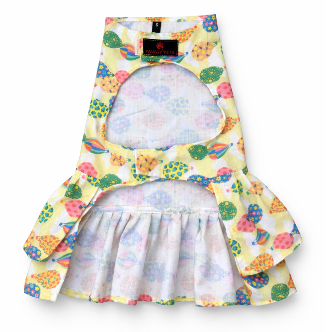 Pawgy Pets Balloon Dress Lime Green (Cat)