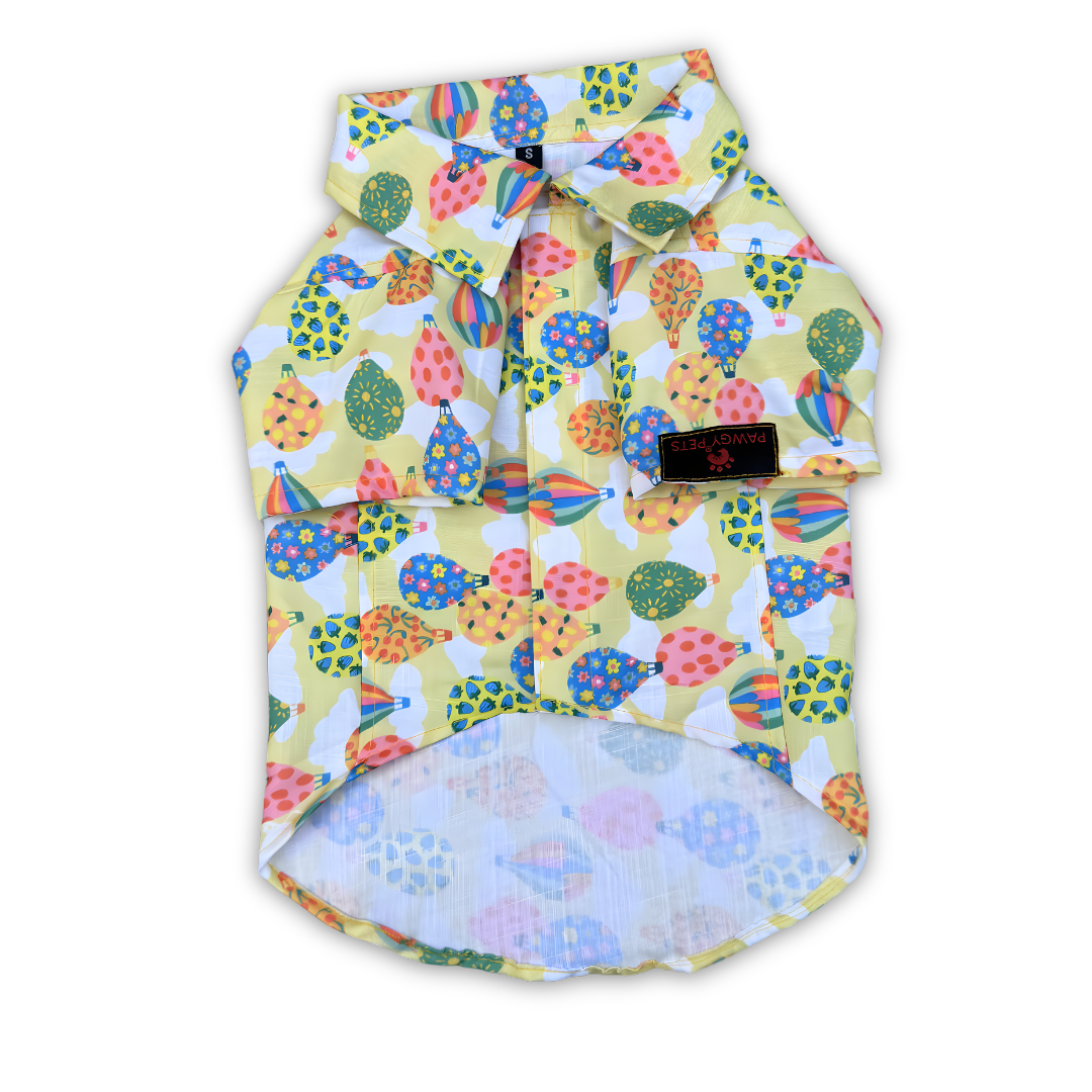Pawgy Pets Balloon Casual shirt for Dogs (Lime Green)