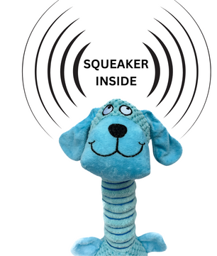 Pawgy Pets Long Neck dog blue Dog Plush Toy