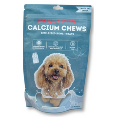 Pawgy Pets Calcium Chews Bite-Sized Bone Treats For Dog - Milk Flavour