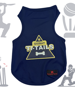 Pawgy Pets Gujarat Ti-Tails T-shirt for Dogs and Cats