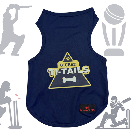Pawgy Pets Gujarat Ti-Tails T-shirt for Dogs and Cats