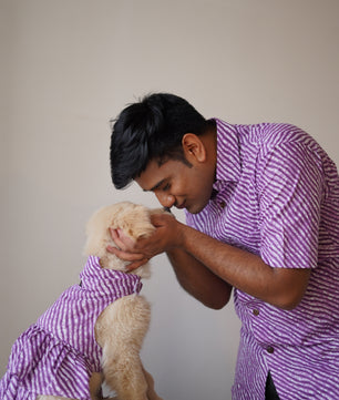 Men’s Shirt (Lehriya Purple)
