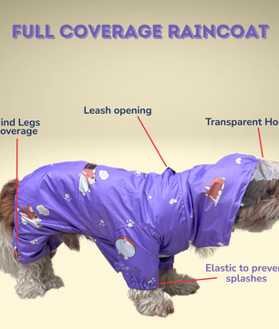 Pawgy Pets Full Coverage Raincoat