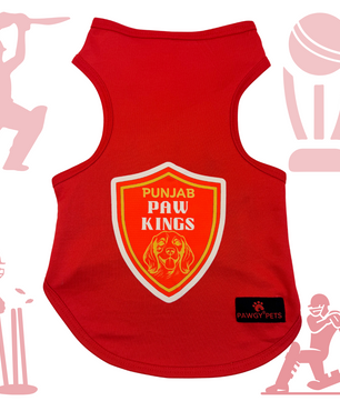 Pawgy Pets Punjab Paw Kings T-shirt for Dogs and Cats