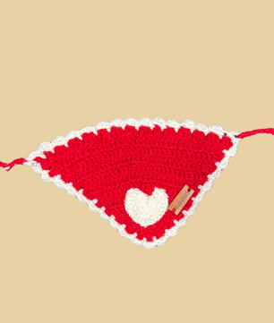 Pawgy Pets Crochet Bandana Red Heart