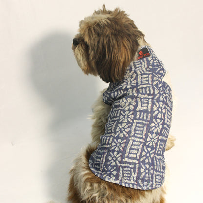Indigo Cotton Kurta | For Dogs | Pawgy Pets