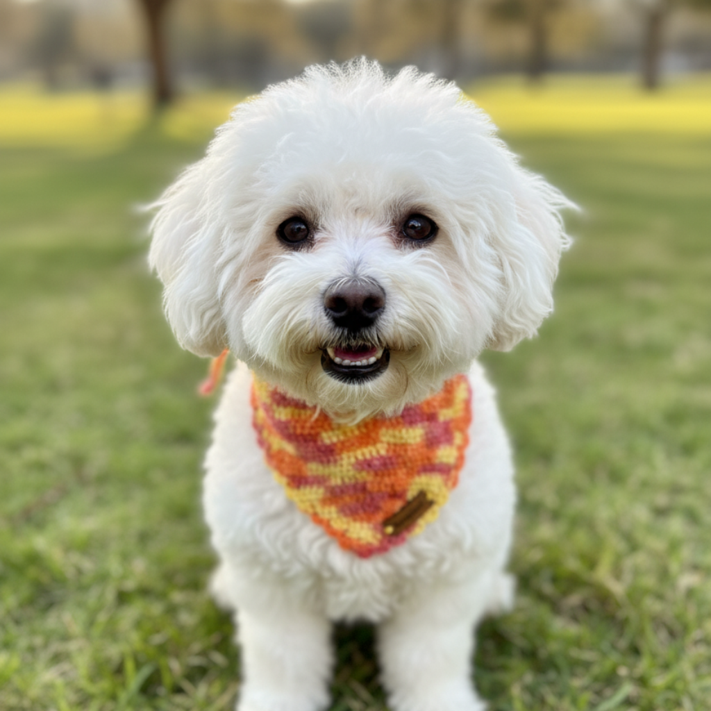 Pawgy Pets Crochet Bandana Multi