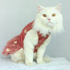Pawgy Pets Frilly dress Rust (Cat)