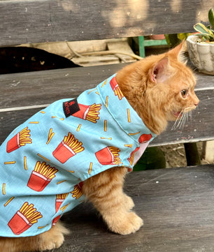 Pawgy Pets Fries over guys Sando (Cat)