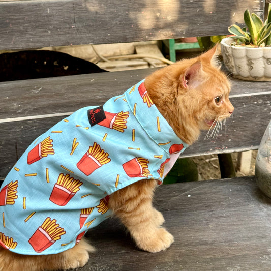 Pawgy Pets Fries over guys Sando (Cat)