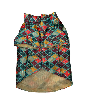 Pawgy Pets Silk Kurta: Multi for Dogs
